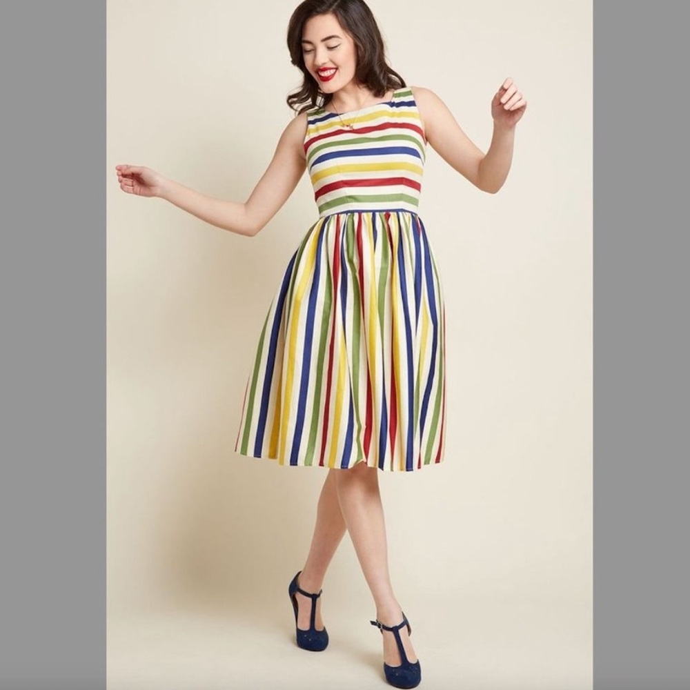 Modcloth Collectif x MC Whimsical by Weekend Fit and Flare Dress